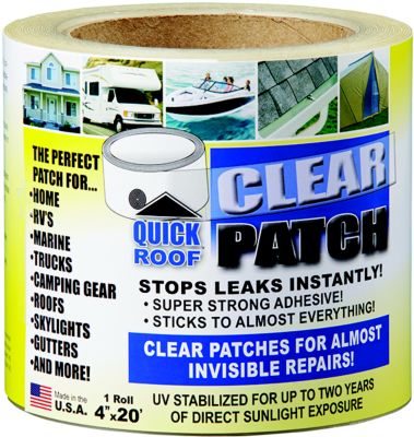 Cofair Products QRCP420 Quick Roofâ„¢ Clear Patch, 4