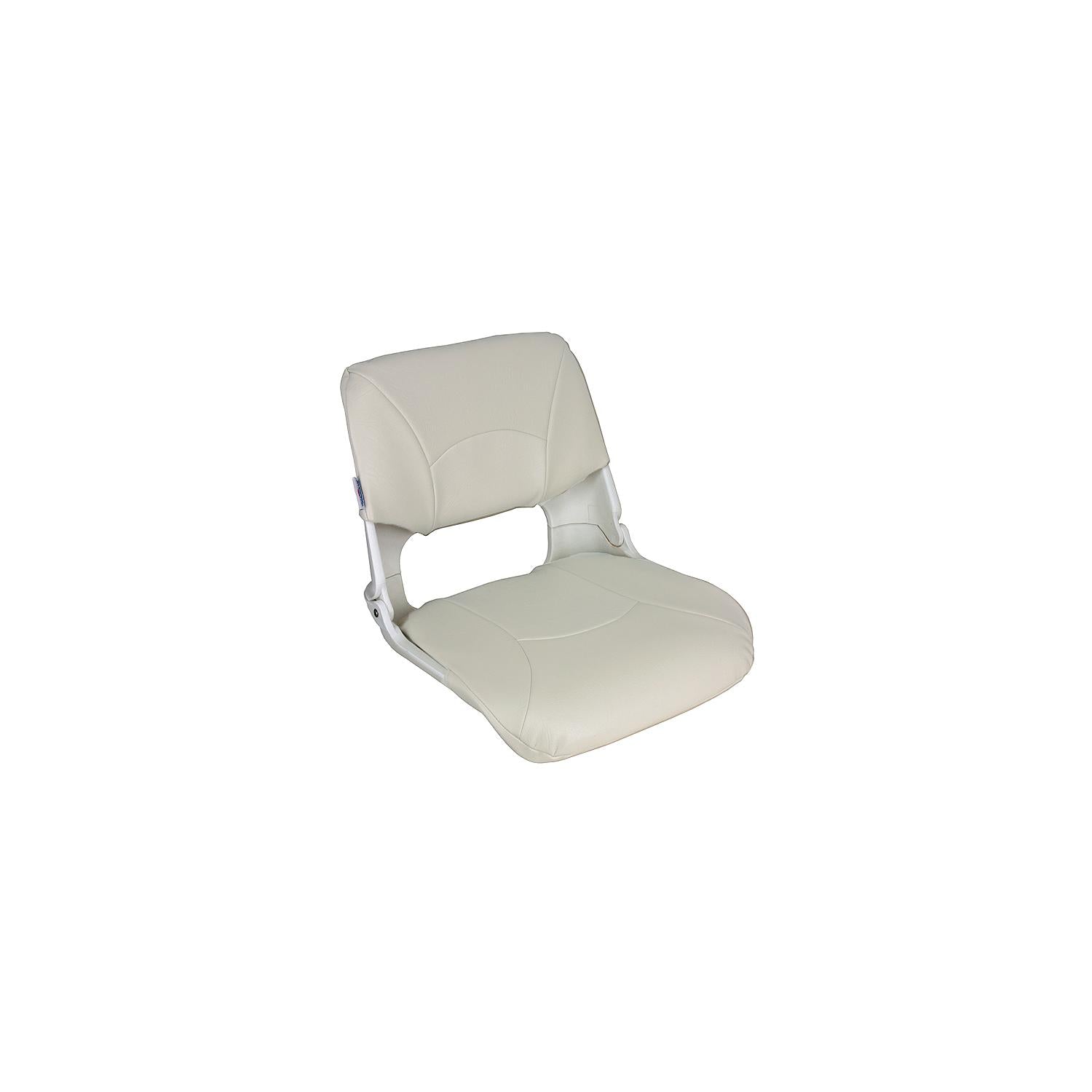 Springfield Marine 1061025 Skipper Seat With Cushions, White/White Shell