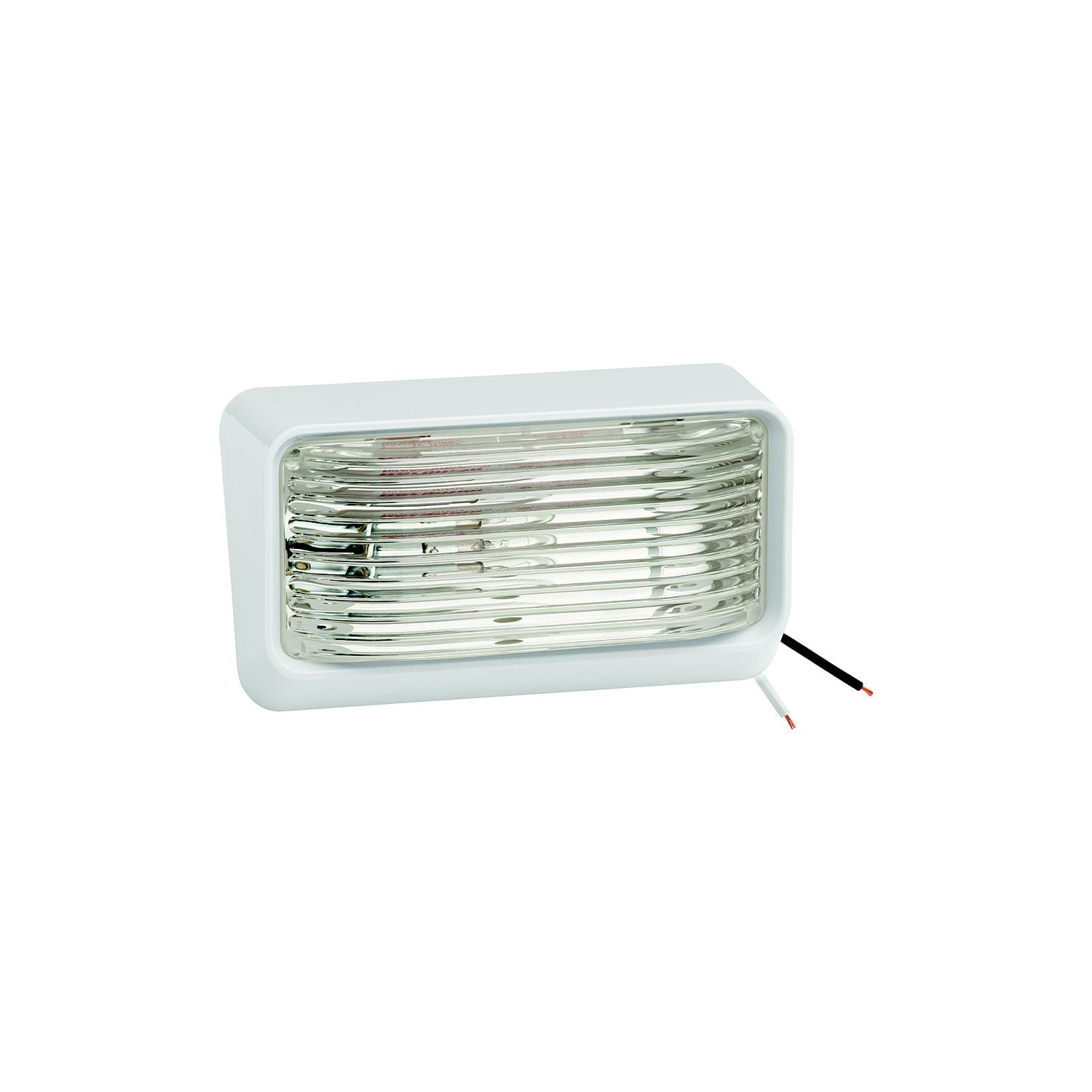 Fulton Performance 30-78-515 Bargman #78 12V Porch/Utility Light, White w/Clear Lens, Bulk Pack
