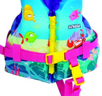 Airhead 1008901A Reef Infant Nylon Vest, Infant, Pink / Sea Life Theme