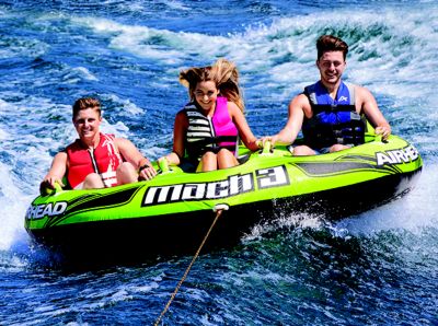 Airhead AHT2M3 Mach 3 Cockpit Towable Tube, 1-3 Riders