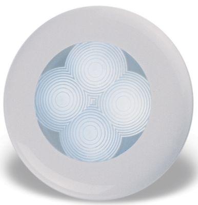 Hella 980500441 LED Light White w/White Bezel 12V