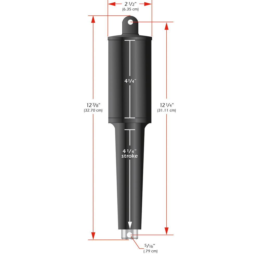 Lenco 102XD Extreme Duty Actuator - 12V - 4-1/4