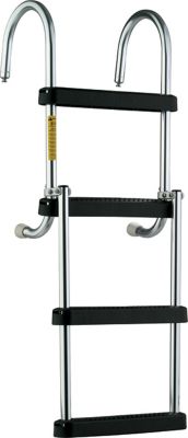 GARELICK 12350 Garelick EEz-In Removable 4 Step Folding Pontoon Boarding Ladder