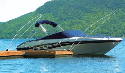 Taylor Made Products 99079 BoatGuard Mooring Whips With Injection Molded Plastic Base (Sold in Pairs)