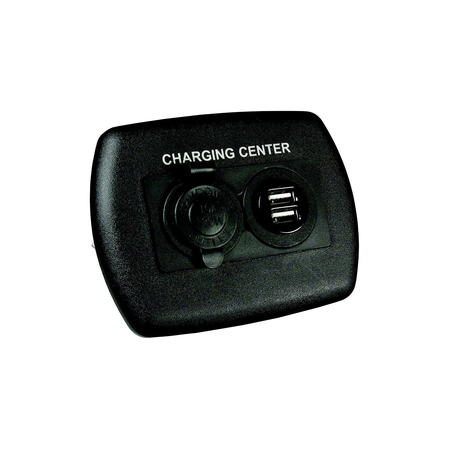 JR Products 15095 RV 12V/USB Charging Center