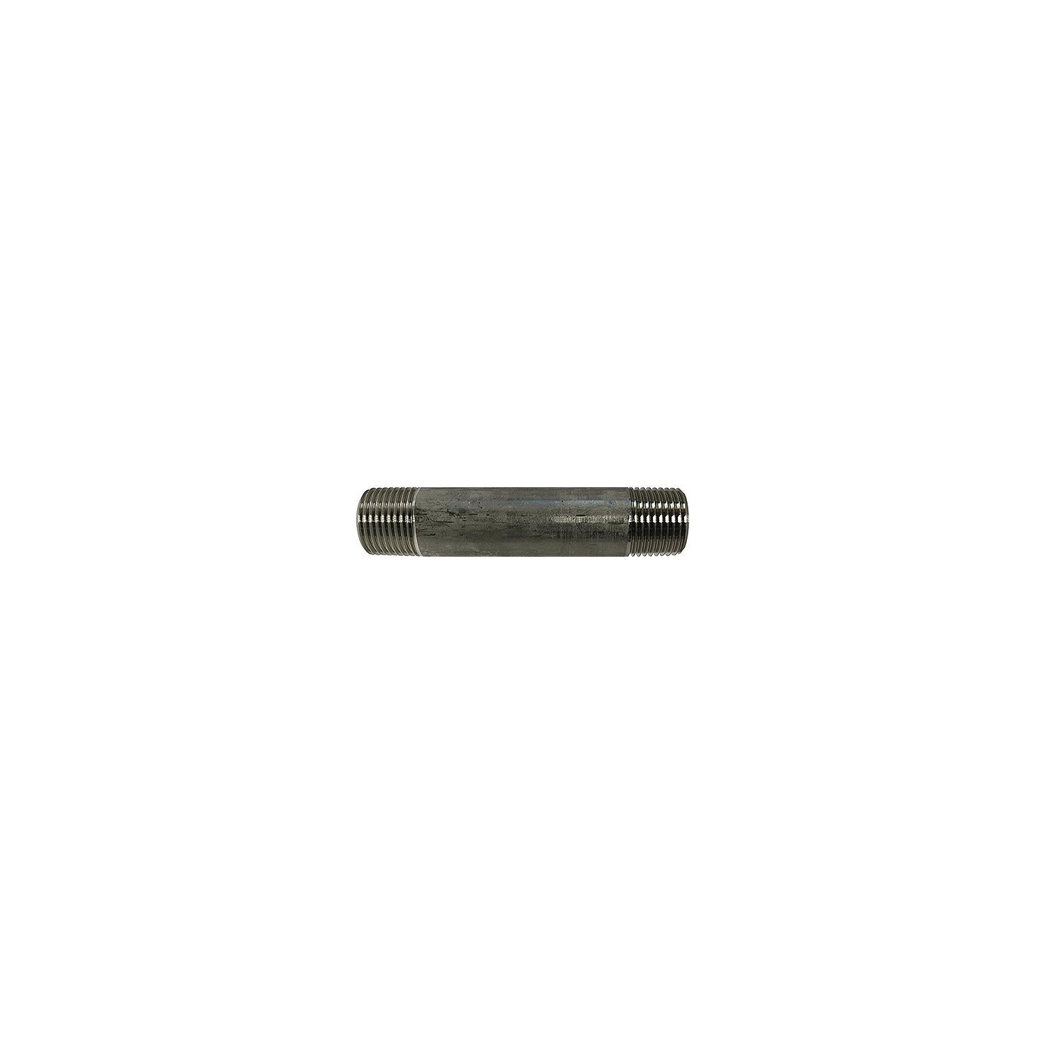 Brass Fittings 60-040 60040 304 Stainless Steel Nipple, 3/8
