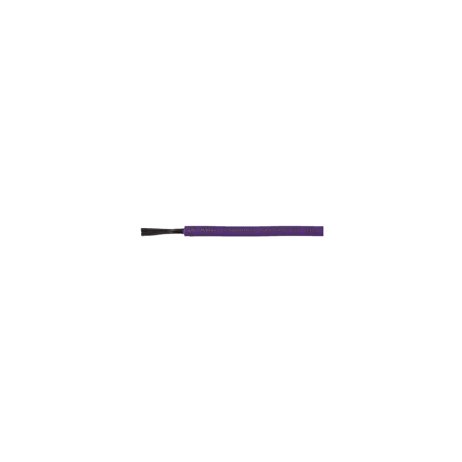 Cobra Wire and Cable A2018T14100FT Primary Tinned Copper Wire, 18 AWG, 100', Purple