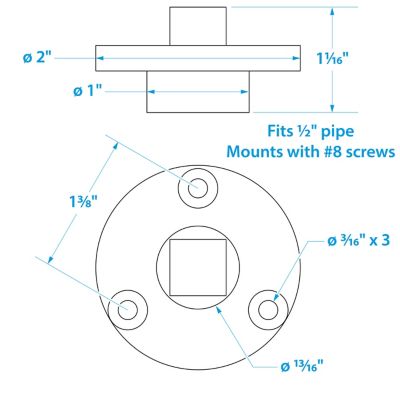 Seachoice 18711 Garboard Drain and Plug