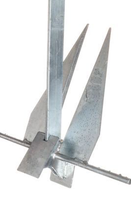 Seachoice 41730 Hot Dipped Galvanized Deluxe Anchor, Size 13S