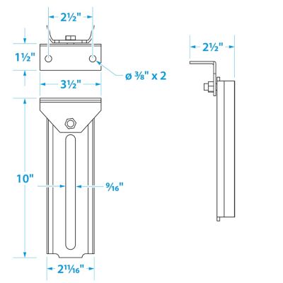 Seachoice 55330 Swivel Bolster Bracket