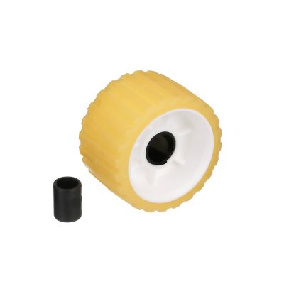 Seachoice 56540 Non-Marking TP Yellow Rubber Ribbed Roller 5