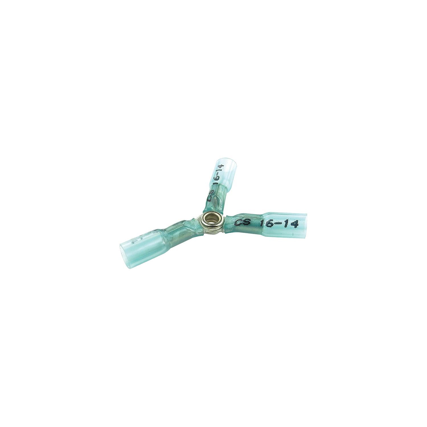 Seachoice 50-60324 60324 Clear Seal 16-14 Ga. 3-Way Splice, Blue, 3/Bag