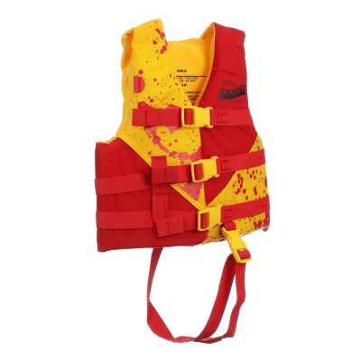 Seachoice 86130 Deluxe General Purpose Life Vest Red/Yellow, Child