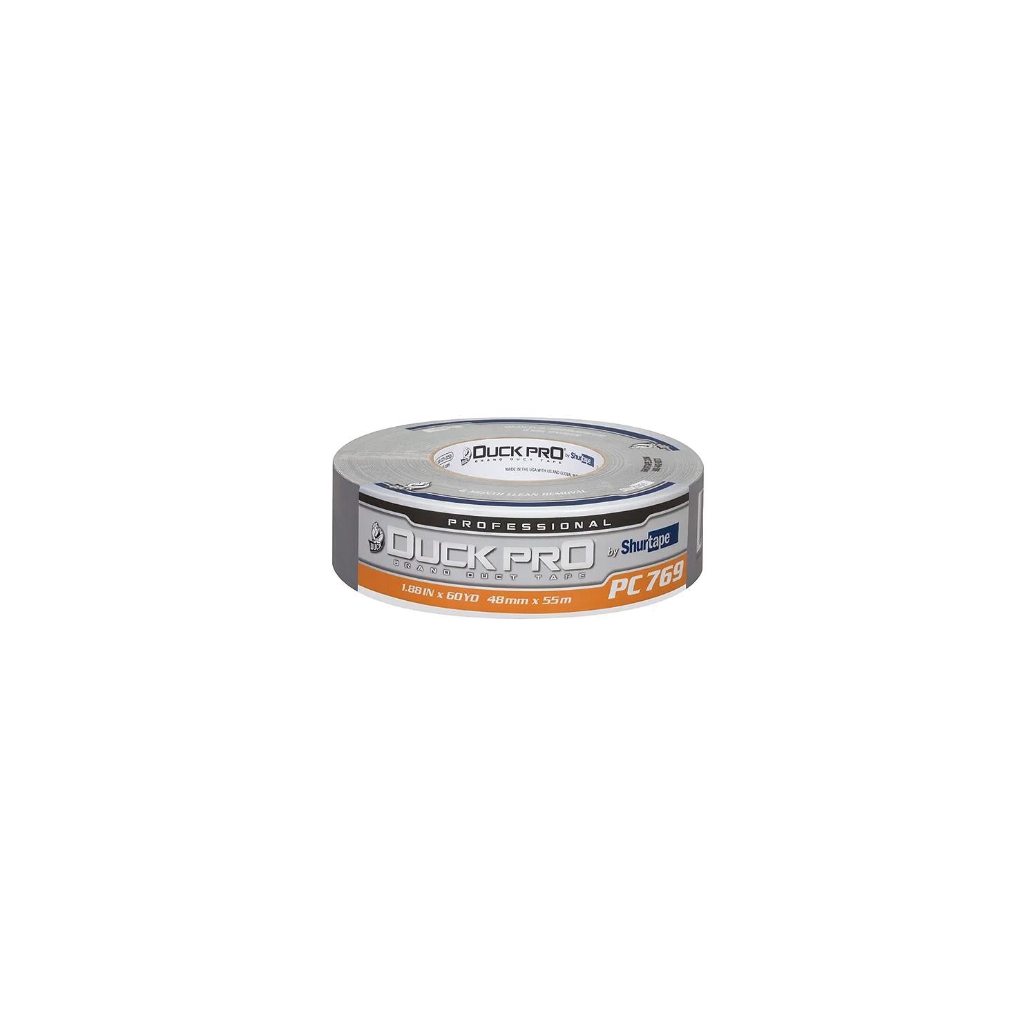 Shurtape 105458 PC 769 Duck Pro® Professional Grade Duct Tape, 1.88