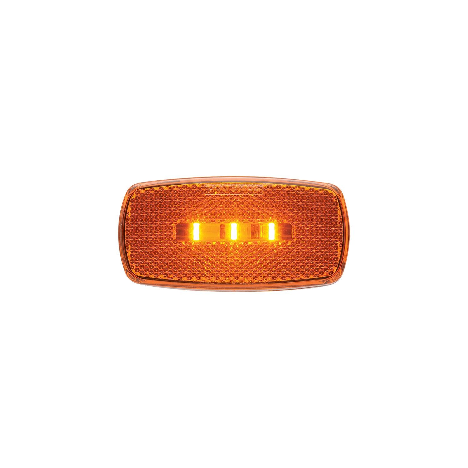 FulTyme RV 1186 LED Surface-Mount Marker/Clearance Light With Reflex, Amber