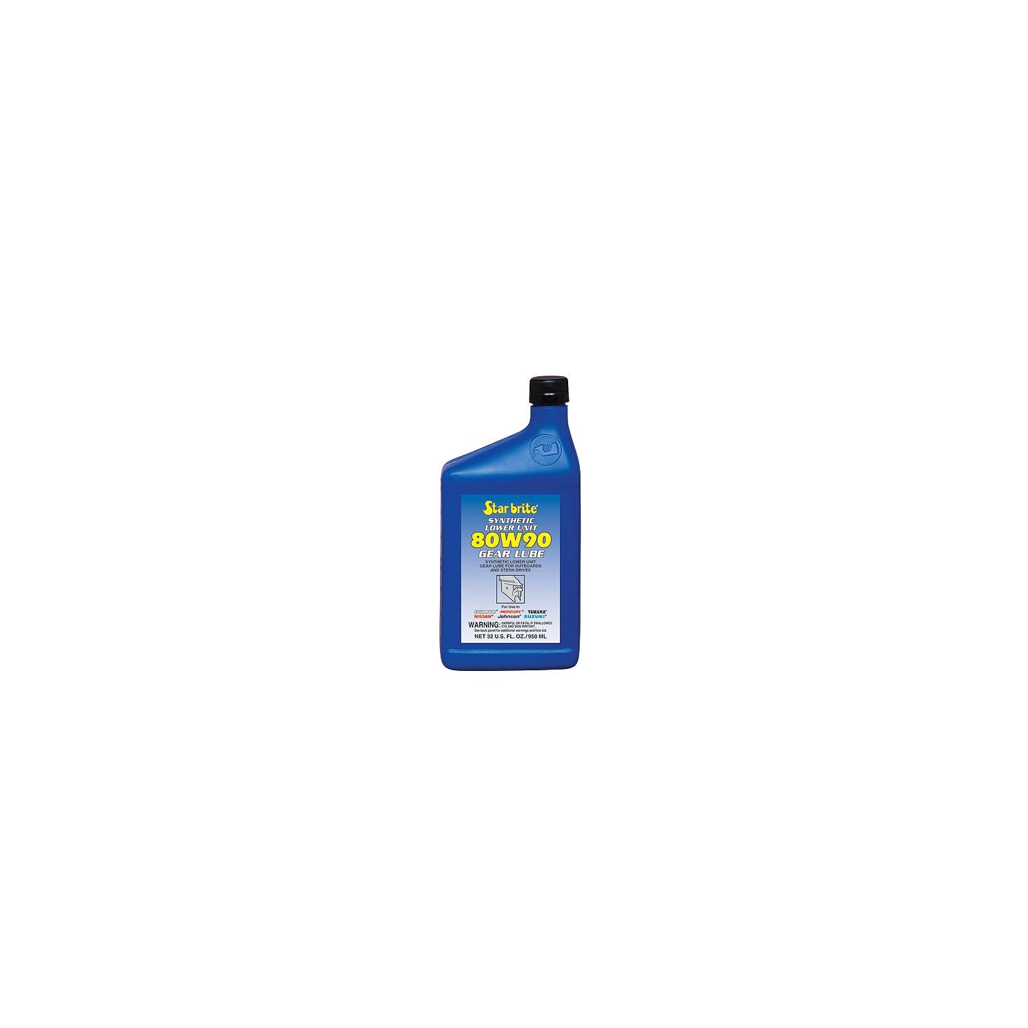Star brite 027232P Synthetic Blend 80W90 Lower Unit Gear Lube, 32 oz.