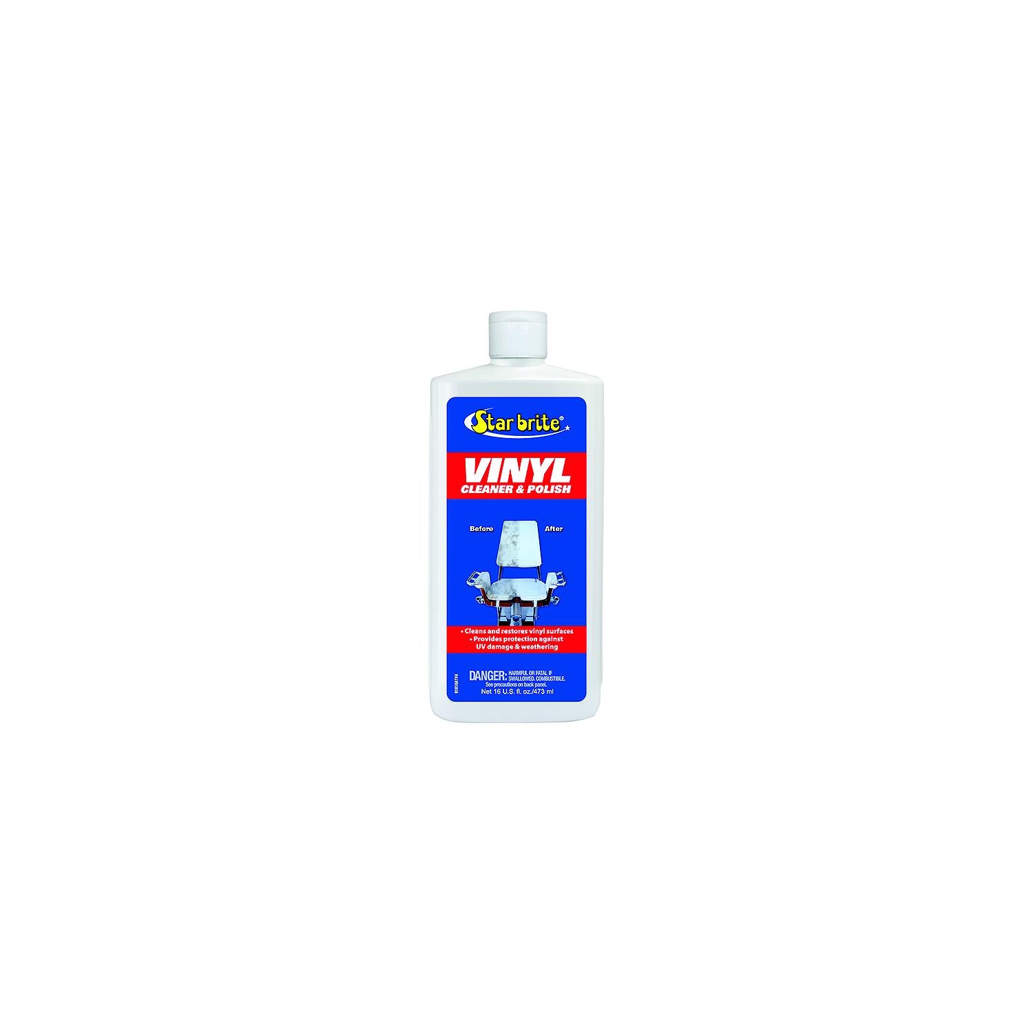 Star brite 091016P Vinyl Cleaner & Polish, 16 oz.