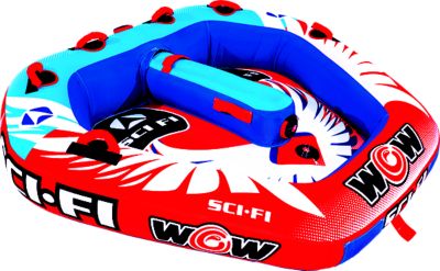 WOW Watersports 22-WTO-3969 22WTO3969 Sci-Fi Cockpit Towable, 1-2 Riders
