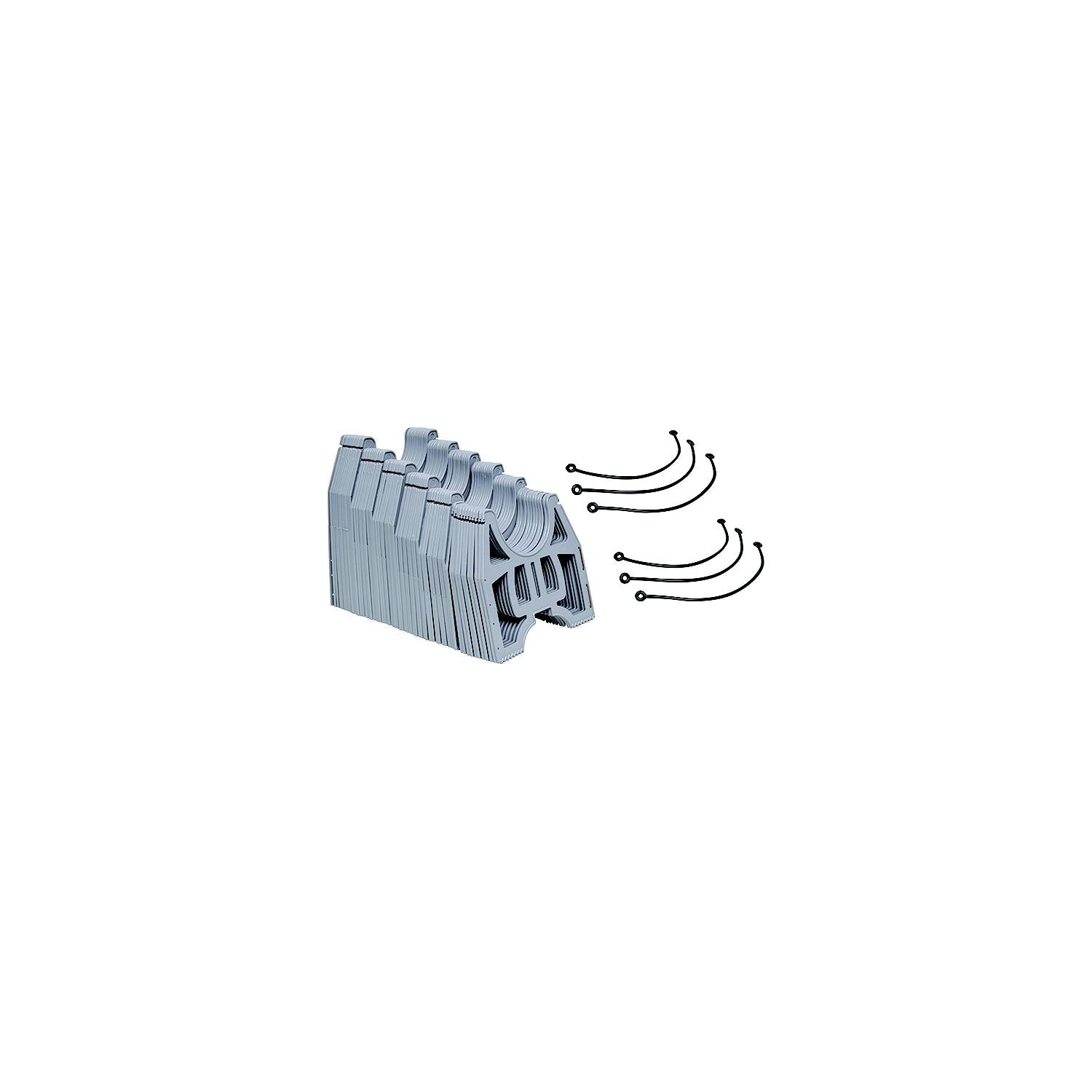 Valterra S2000G 20' Standard Slunky RV Drain Hose Support, Grey
