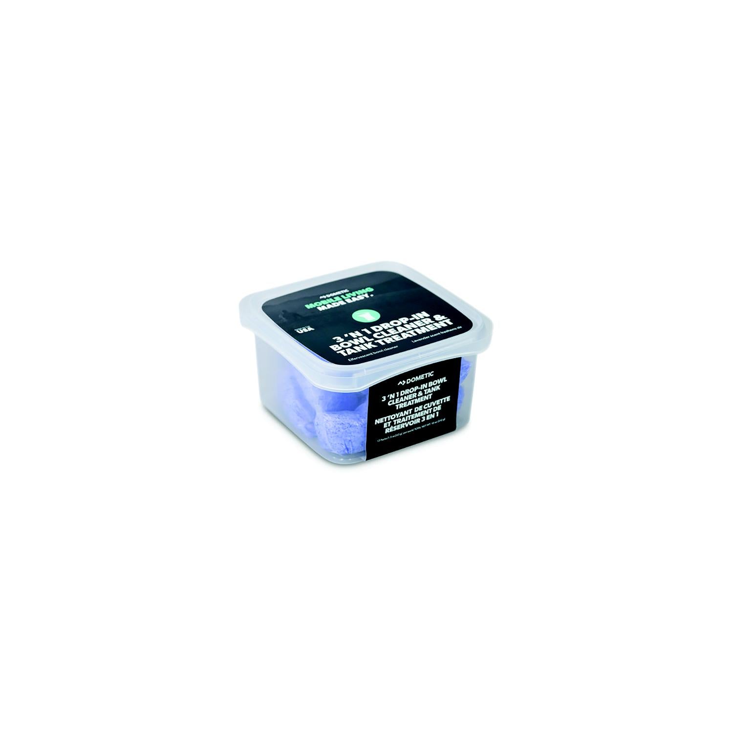 Atwood Mobile 9108833255 3 'N 1 Bowl Cleaner & Tank Treatment, oz. packet, 12 pack