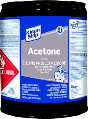 Klean Strip CAC18 Acetone 5Gal