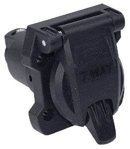 7-Way Round RV Style Trailer Connector<BR>Car Side