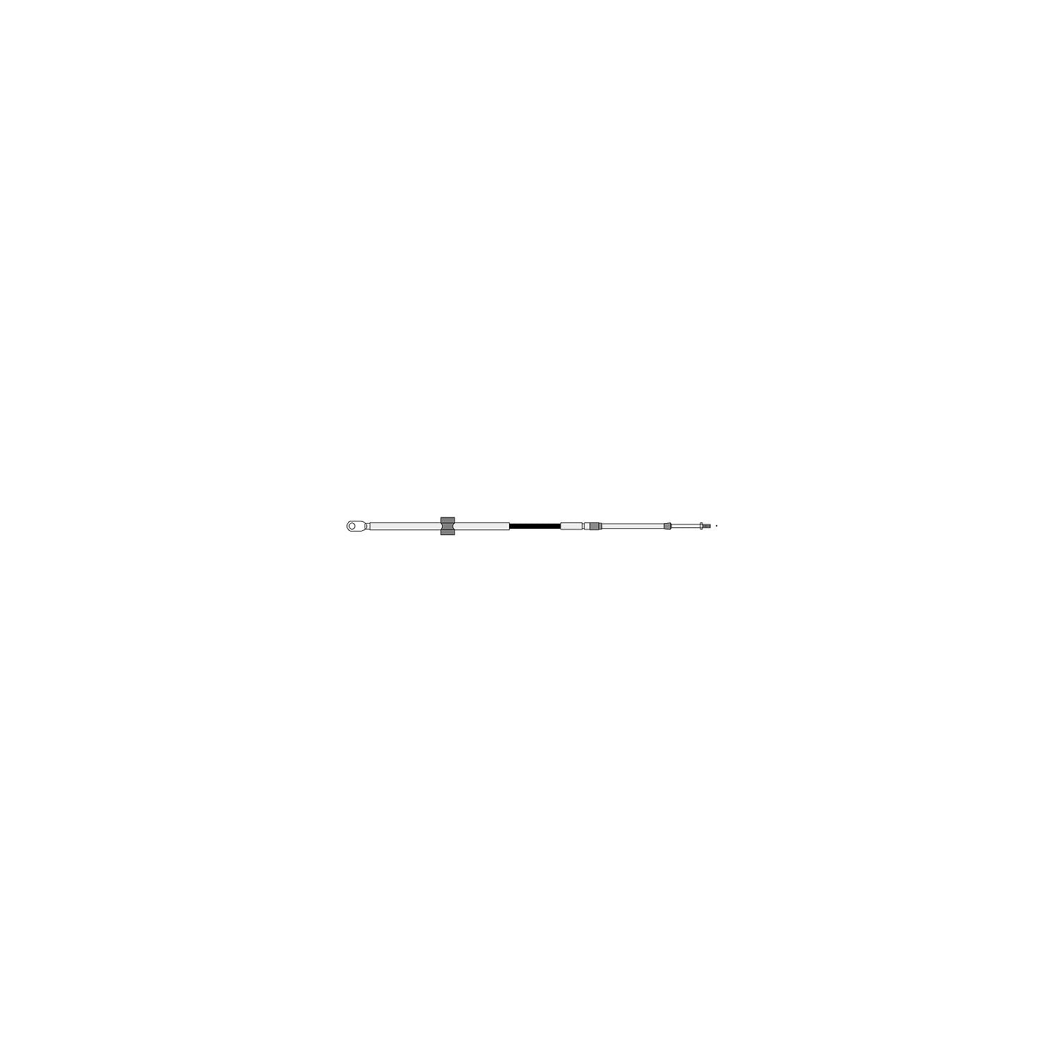 Dometic CCX74016 SeaStar Solutions OMC/Volvo TFXtreme Control Cable Assembly