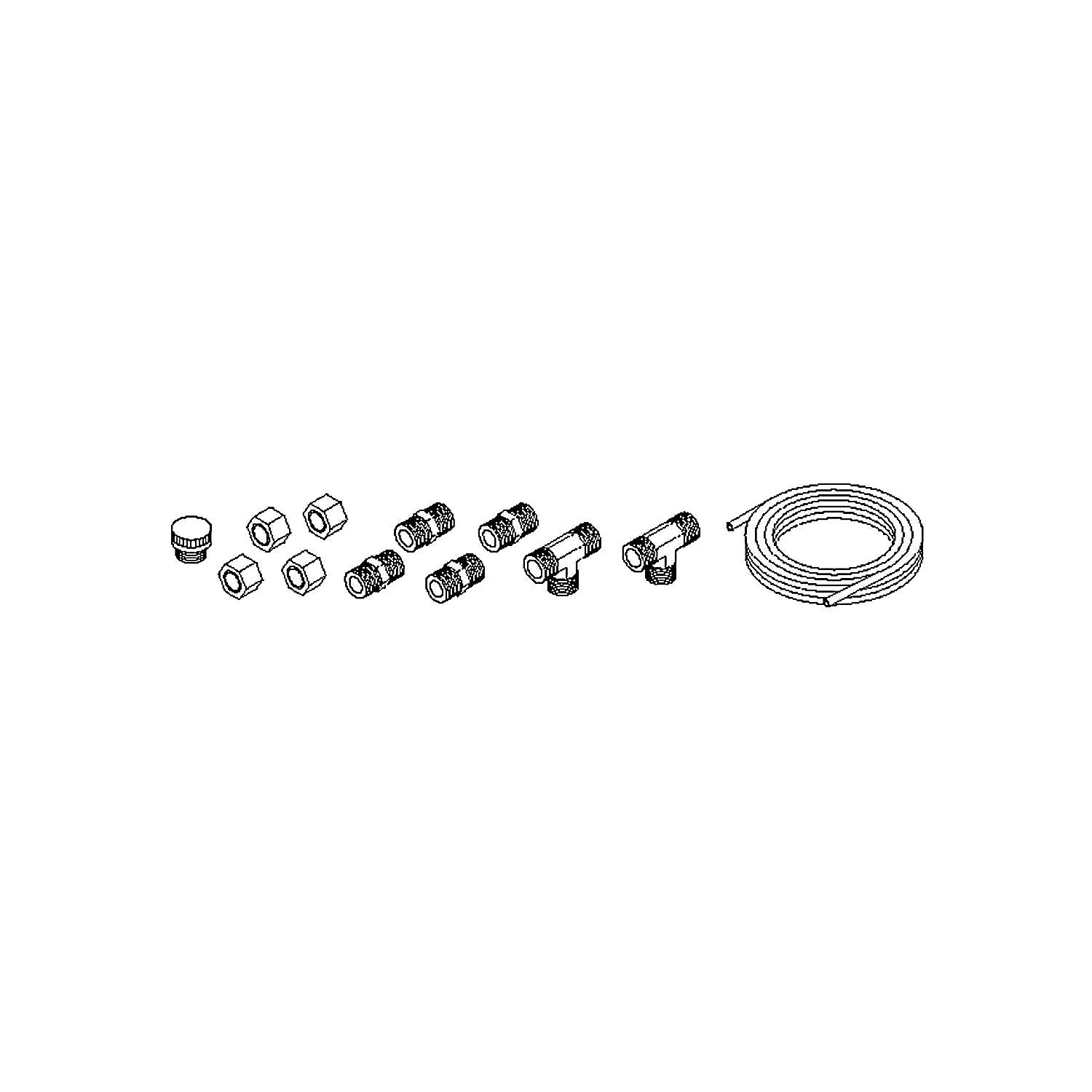 Dometic HF5501 Outboard Fitting Kit, Use for NPT National Pipe Thread Helm Pumps