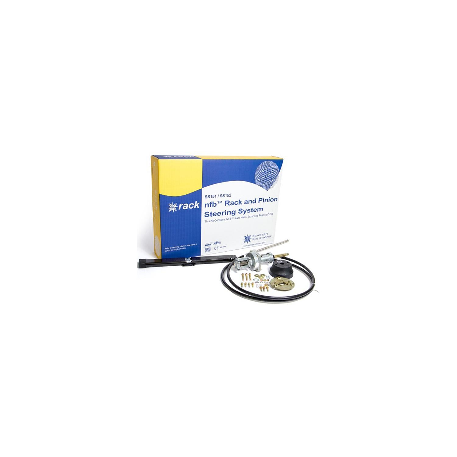 Dometic SS15214 SeaStar Solutions No Feedback Rack and Pinion Steering Kit, Dual