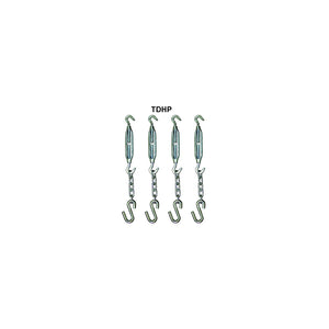 Brophy Products TDHP Tie Down Hardware Package, 4/pk