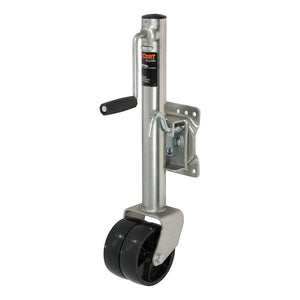 CURT Marine Jack w/Dual 6 Wheel - 1,500 lbs - Adjust Vertically 10