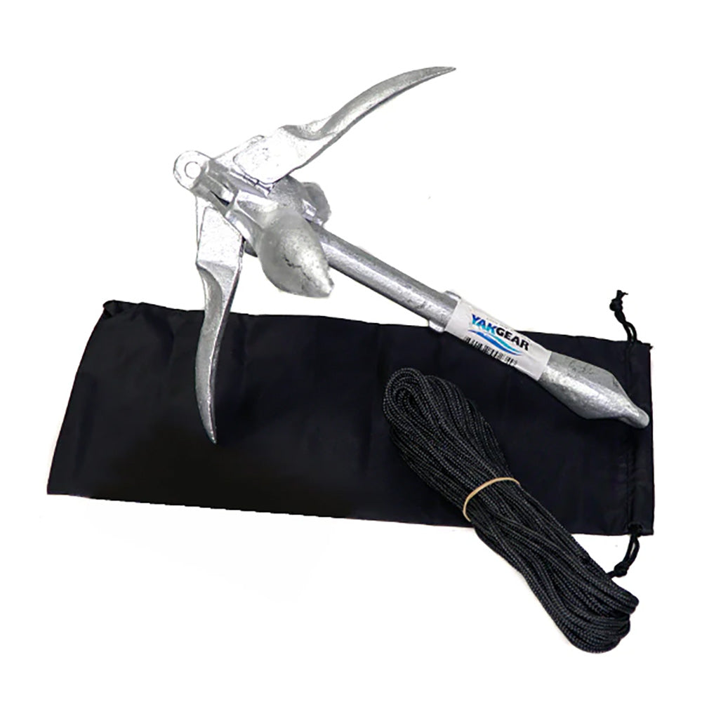 YakGear 3.3lb Grapnel Anchor Kit w/Storage Bag [AB3]