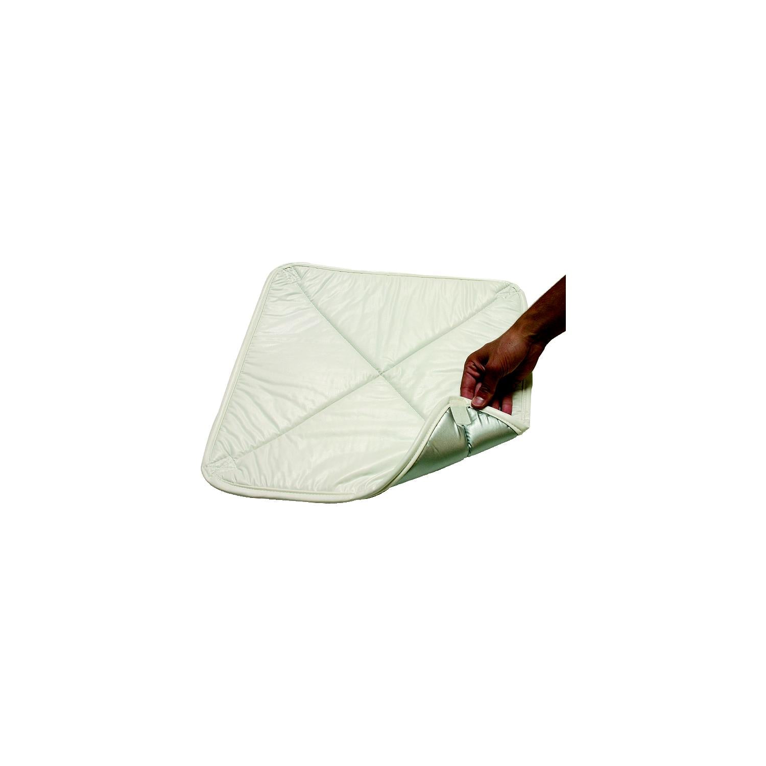 ADCO Products 7172 Deluxe Solar Vent Cover, White Vinyl With Reflective Silver Finish On One Side For 14
