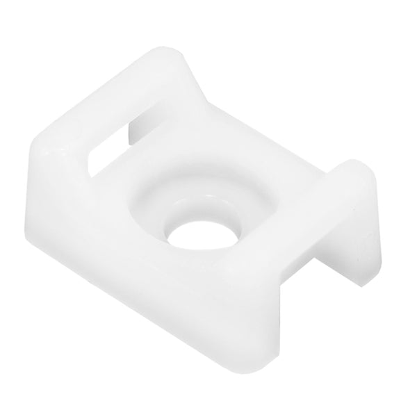 Pacer Screw Down Cable Tie Mount - #10 Screw Mount Method - Natural Color - 100 Pack [CTM3S10-100]