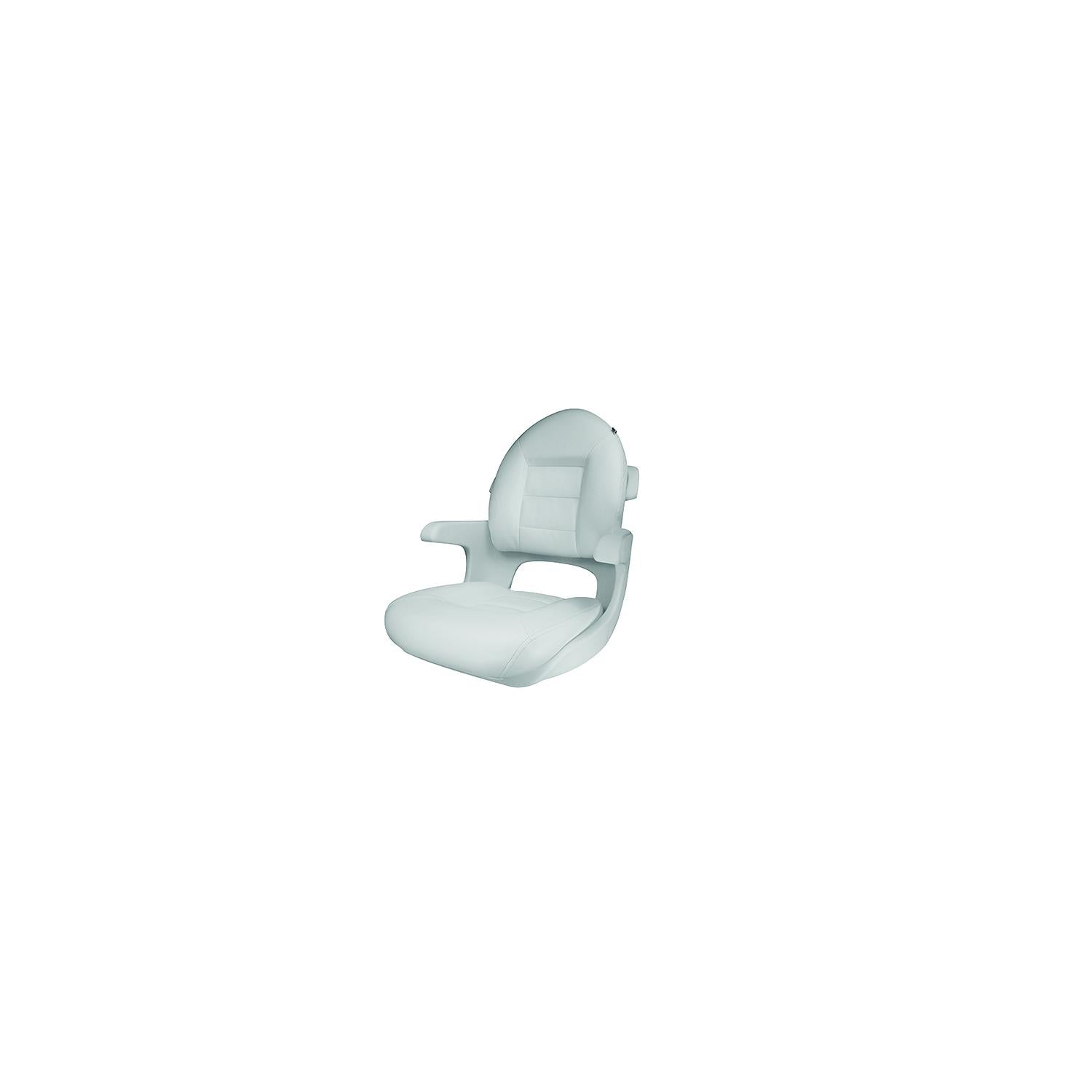 Tempress Products 57010 Elite Helm High Back Seat, White Shell, White/White Cushions