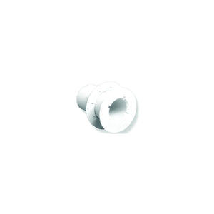 Forespar 906000 CF250 Marelon Full Threaded Flush Head Thru Hull w/Nut, White