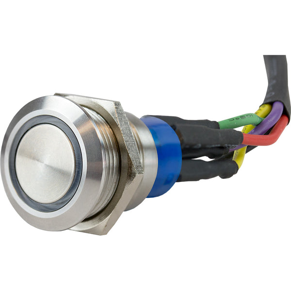Sea-Dog LED Push Button On/Off Switch - Formed 304 Stainless Steel [403063-1]