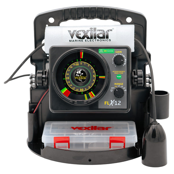 Vexilar FLX-12 Pro Pack II Fishing System w/12 Degree Ice Ducer [PPX1212]
