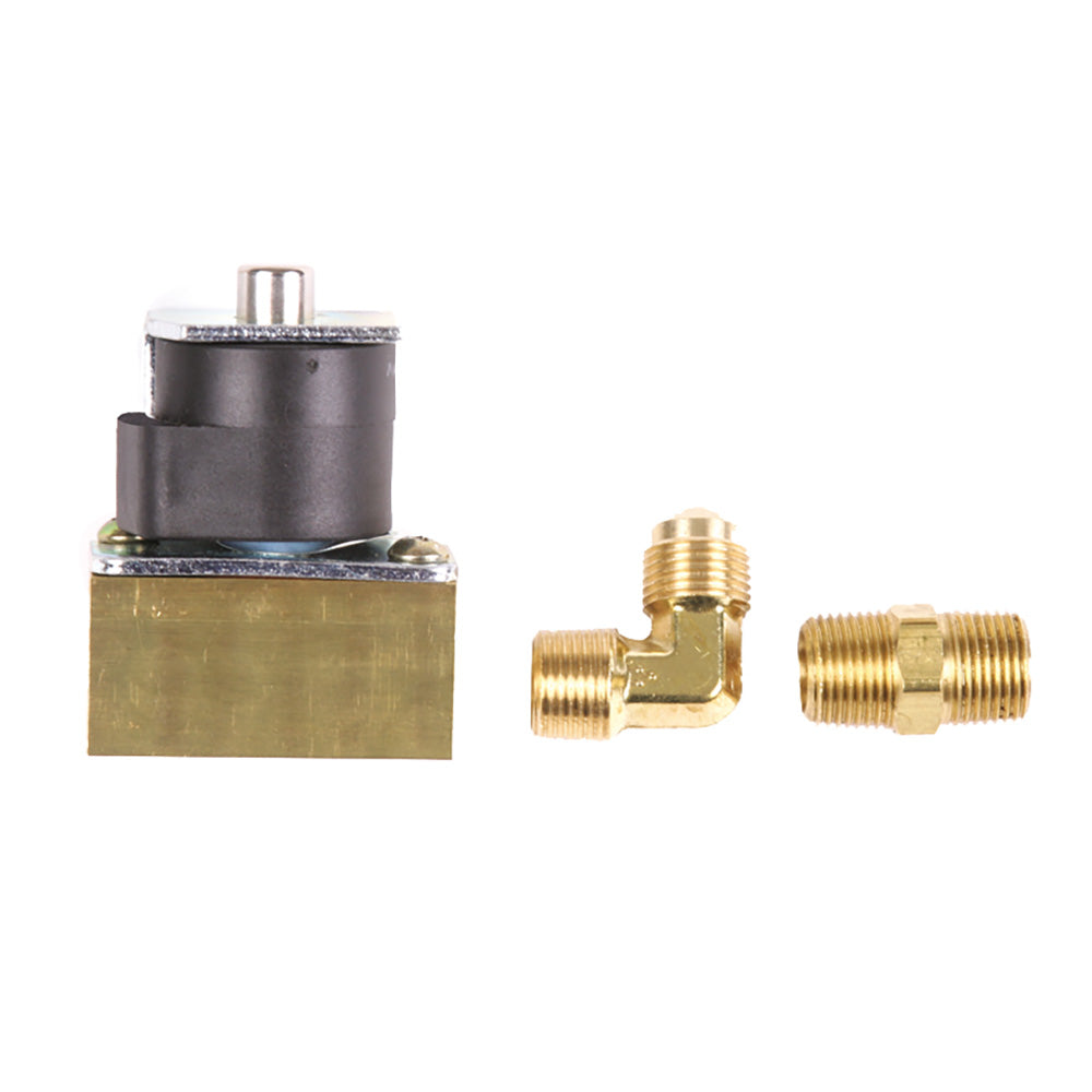 Trident Marine 12VDC Low-Pressure Brass Solenoid Shut-Off Valve 3/8
