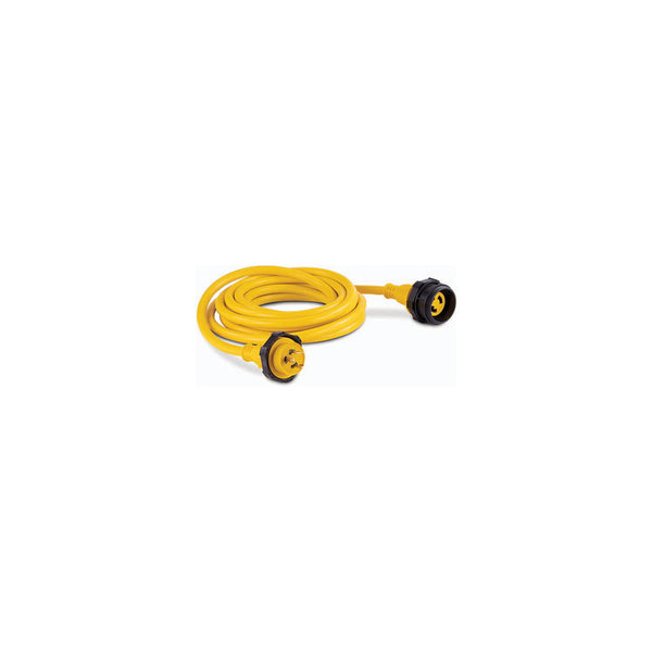 Sierra AC12350 30A Shore Power Cordset, 25', Yellow