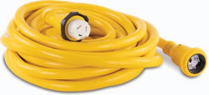 Sierra AC12370 50A Shore Power Cordset, 25', Yellow