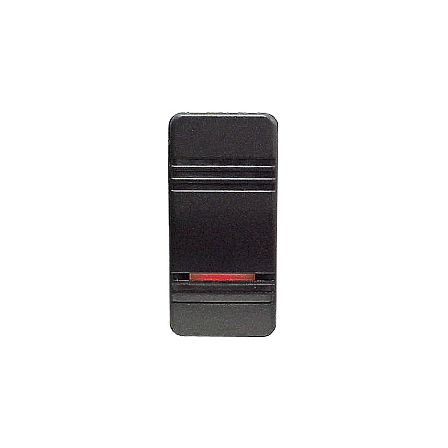 Sierra RK19780 Contura III Illuminated Weather Resistant Rocker Switch, Mom On/Off/On, Black