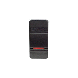 Sierra RK19780 Contura III Illuminated Weather Resistant Rocker Switch, Mom On/Off/On, Black