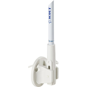 Scout 5' White VHF Antenna 3dB Lift  Lay Mount w/5M RG-58 [PF AN NVHF00005]
