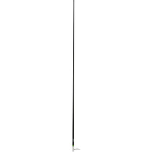 Scout 8' Black VHF Antenna 6dB Heavy Stainless Steel Ferrule w/6M RG-8x Includes PL-259 Heavy Duty Offshore Antenna KS-43 [PF AN NVHF00021T]
