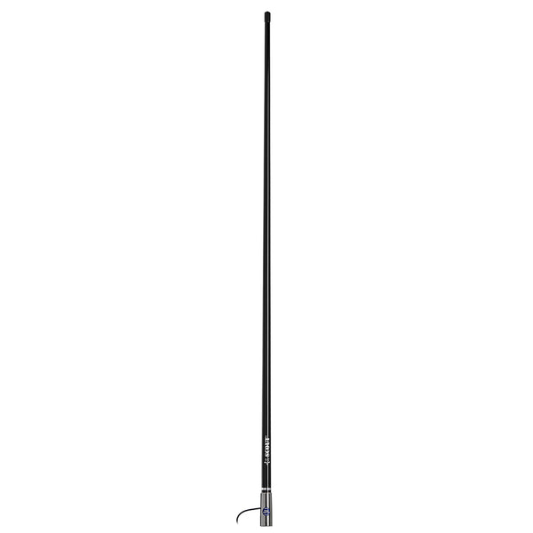 Scout 4' Black VHF Antenna 3dB Stainless Steel Ferule w/5M RG-58 Includes PL-259 [PF AN NVHF00045T]