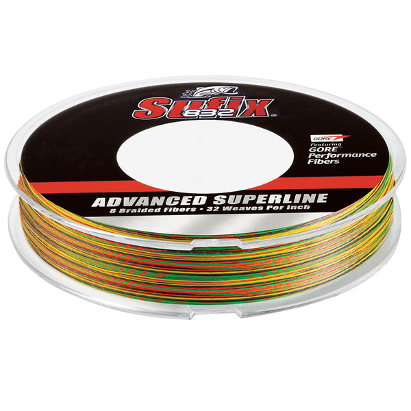 Sufix 832 Braid - 30lb - Fire Tiger - 300 yds [660-130FT]