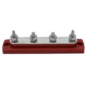 Bluewater Common Stud Busbar 4 Gang - Red [312303-B-025]