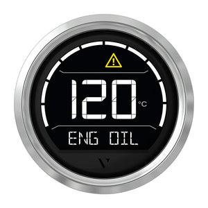 Veratron VL Digital 52 w/Triangular Chrome Bezel [B00205703]